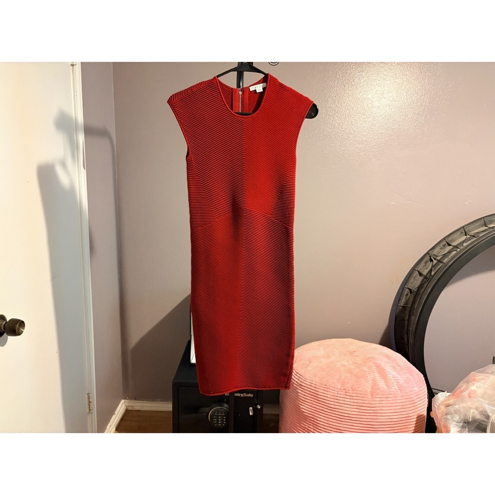 Ronny Kobo Maroon, Stretchy, Knit Sleeveless Dress Sz M - NWOT